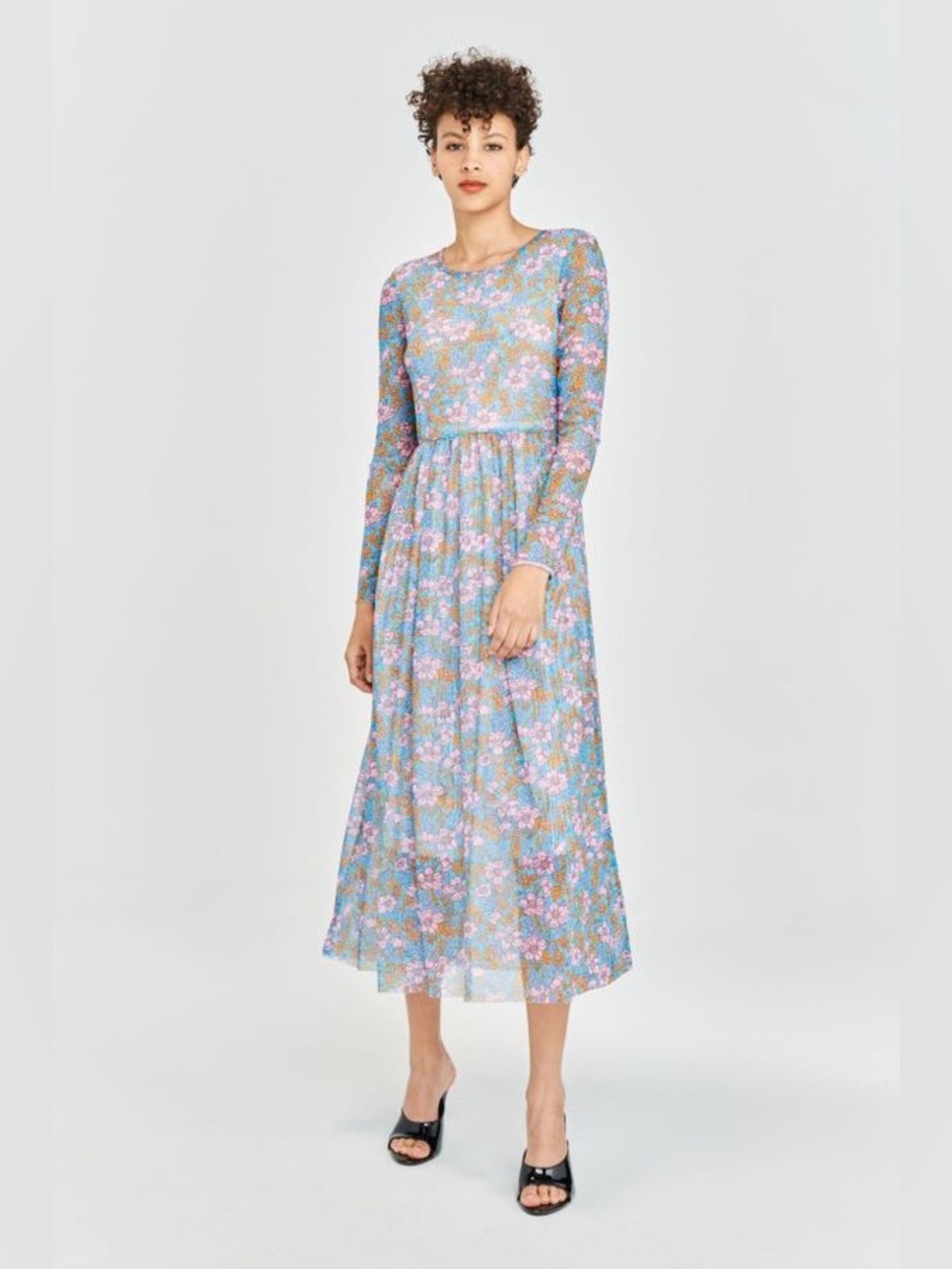 Baum Und Pfergarten Junia Dress - Blue Flowerscape